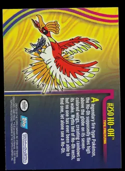 Pokemon Card - Topps Johto League Champions Non Foil Ho-oh #250 - Image 2