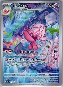 Tinkatuff 217/193 SV02: Paldea Evolved - Pokemon Card - NM - Image 1