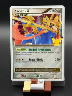 Pokemon - Zacian LV. X - SWSH135 - Celebrations 25th - Black Star Promo Card - Image 1