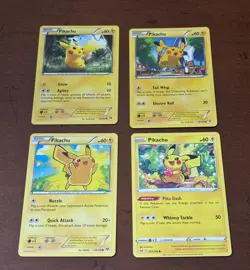 4x Pikachu Card LOT Pokemon TCG Assorted Lots - Image 1
