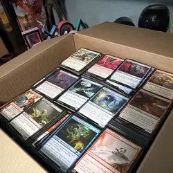 18 lbs Magic: The Gathering Bulk Cards – Unsorted Commons & Uncommons (2019+ Set - Image 3