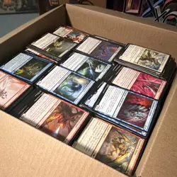 18 lbs Magic: The Gathering Bulk Cards – Unsorted Commons & Uncommons (2019+ Set - Image 5