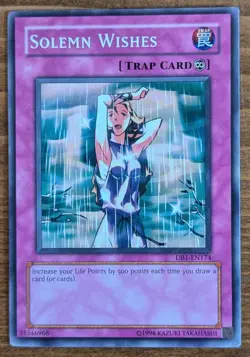Yu-Gi-Oh Solemn Wishes DB1-EN174 Unlimited Regular Common Card LP - Image 1