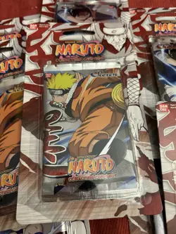 One Blister PACK NARUTO Collectible Card Game The Chosen Series- 9 Cards - Image 1