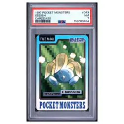 ODDISH #43 PSA 7 1997 Pocket monsters carddass Pokemon Card - Image 1