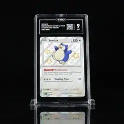 2024 Pokemon Scarlet & Violet Paldean Fates Snorlax Shiny Rare Tag 9 - Image 1