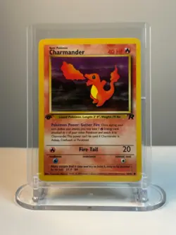 1st Edition Charmander 50/82 Team Rocket Pokemon Card WOTC 1999 NM - Image 3