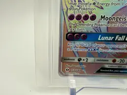 📈Pokemon TCG Lunala GX Rainbow Secret Rare Card Sun & Moon 153/149 - Image 5