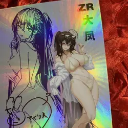 Taihou Azur Lane Insta INFLUENCER ZR Waifu GIRL Anime Foil Card - Image 2