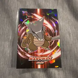 Rare Full Art Team Rocket Pokemon Card Database Marowak Low Pop Card - Image 1