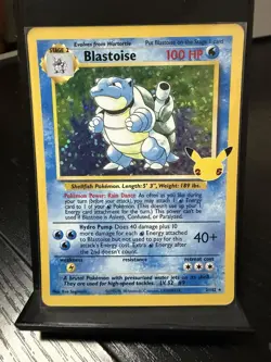 Pokemon TCG Blastoise Celebrations Classic Collection Card 2/102 NM Condition - Image 1