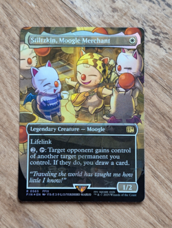 Stiltzkin, Moogle Merchant (Borderless) (Chocobo Track Foil) Final Fantasy Foil - Image 1