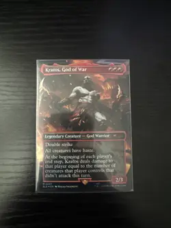Kratos, God of War Secret Lair Drop Foil Magic The gathering - Image 1