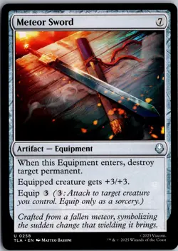 Meteor Sword U Avatar: The Last Airbender 258 NM - Image 1