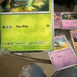 Pokemon 151 Abra 063/165 Cosmos Holo Promo SV 151 2 HD Swirl Lot - Image 2