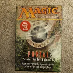 1997 Magic the Gathering Portal Starter Set Factory Sealed + FREE BOOSTER PACK - Image 1