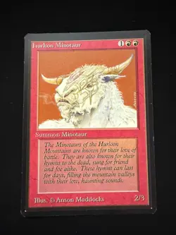 Magic the Gathering: Beta Hurloon Minotaur MTG Beta - Image 1