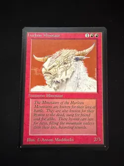 Magic the Gathering: Beta Hurloon Minotaur MTG Beta - Image 1