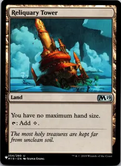 Reliquary Tower (M19) 254 Uncommon The List Reprints MTG NM - Image 1