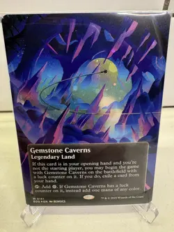 Gemstone Caverns (0151) (Borderless) (Galaxy Foil) Edge of Eternities:... - Image 1