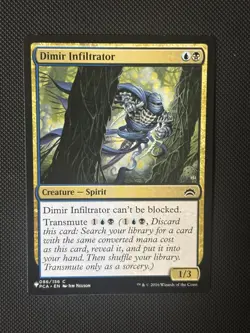 Dimir Infiltrator 086/156 Common The List Reprints Magic: The Gathering NM - Image 1