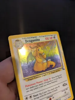 Dragonite 4/62 – Holo Rare – Fossil Set – Pokemon Card – MP - Image 3
