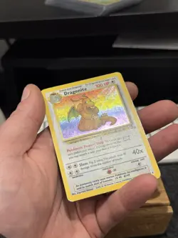 Dragonite 4/62 Fossil Unlimited 1999 Pokemon Card Holo Rare NM - Image 3