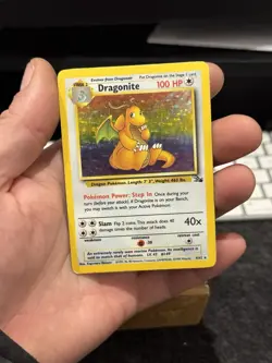 Dragonite 4/62 Fossil Unlimited 1999 Pokemon Card Holo Rare NM - Image 5