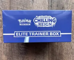 EN Pokemon Chilling Reign Ice Rider Calyrex Factory Sealed Elite Trainer Box - Image 2