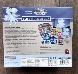 EN Pokemon Chilling Reign Ice Rider Calyrex Factory Sealed Elite Trainer Box - Image 3
