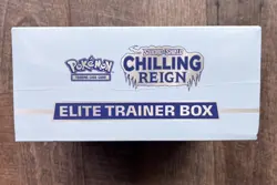 EN Pokemon Chilling Reign Ice Rider Calyrex Factory Sealed Elite Trainer Box - Image 4