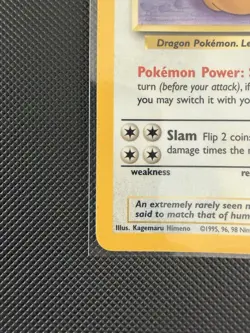 Pokemon TCG - Dragonite Base Set Holo - 4/62 - Fossil - Good Condition - Image 2