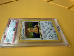 Wizards of the Coast 1999 Pokemon Fossil Dragonite 4/62 1st Ed Holo PSA 7 - Image 3