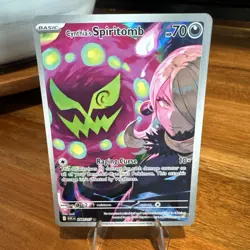 Pokemon TCG Cynthia's Spiritomb 244/217 Illustration Rare Ascended Heroes NM - Image 1