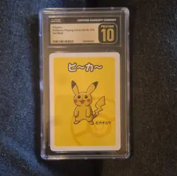 CGC Pristine 10 Pikachu Pokemon Playing Cards 2019 Japanese Old Maid - Image 1