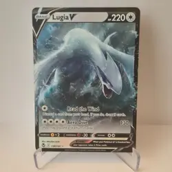 138/195 LUGIA V 2022 Pokemon Silver Tempest Holo Rare Sword & Shield Era Johto - Image 1