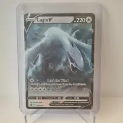138/195 LUGIA V 2022 Pokemon Silver Tempest Holo Rare Sword & Shield Era Johto - Image 2