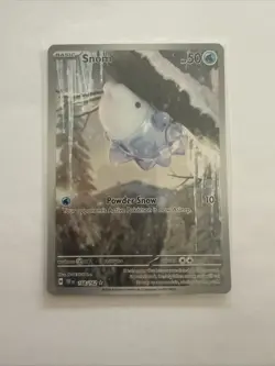 Pokemon TCG SV05 Temporal Forces Snom 168/162 Illustration Rare Holo NM 168/162 - Image 1
