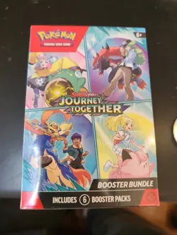 Pokemon TCG Scarlet & Violet Journey Together Booster Bundle New Sealed 6 Packs - Image 1