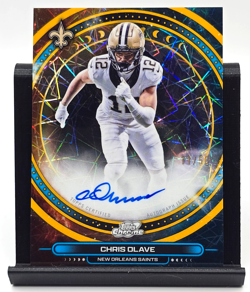 Chris Olave ON CARD AUTO EQUINOX 11/50 - Topps 2025 Cosmic Chrome #EQA-CO - Image 1