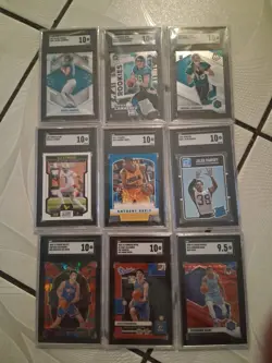 9 Card T. Lawrence, A. Davis, C. Holmgren, SGC 10 VARIOUS ROOKIE Lot🔥 - Image 1