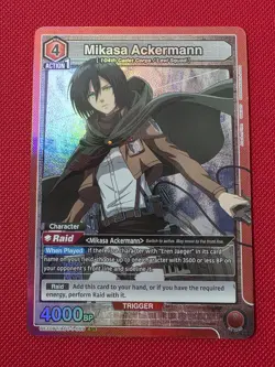 Mikasa Ackermann SR UA23BT/AOT-1-089 Attack on Titan Union Arena English - Image 1