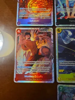 One Piece Card Lot (7) OP-16 SR Lot Pack Fresh CCG Yamato Boa Monkey D. Luffy NM - Image 5