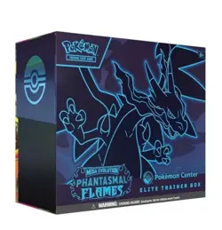 Pokemon Center Mega Evolution Phantasmal Flames ETB Elite Trainer Box preorder - Image 1