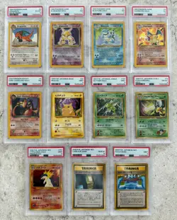Card Flip Game PSA 10 GEM MINT Banned Art Pokemon TCG Japanese Neo Gold 2000 - Image 4