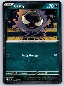 Gastly (Cosmos Holo) 123/217 Pokemon Miscellaneous Cards & Products NM/LP - Image 1