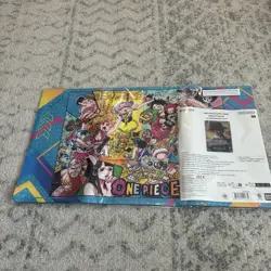 IN HAND One Piece Card Official Playmat Limited Edition Vol.5 & Luffy Card Promo - Image 1