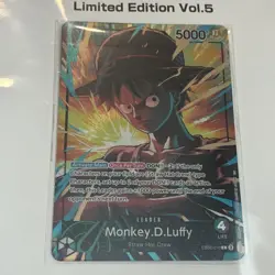 IN HAND One Piece Card Official Playmat Limited Edition Vol.5 & Luffy Card Promo - Image 3