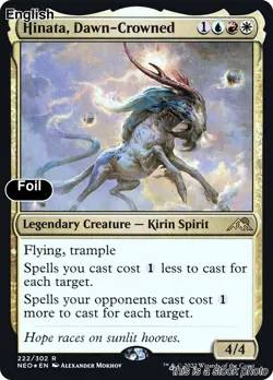Hinata, Dawn-Crowned [PRE - 222] Foil Prerelease Cards - Image 1
