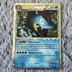 Feraligatr HGSS07 Black Star Promo 2010 Prime Pokemon Card Heavy Played HP - Image 1